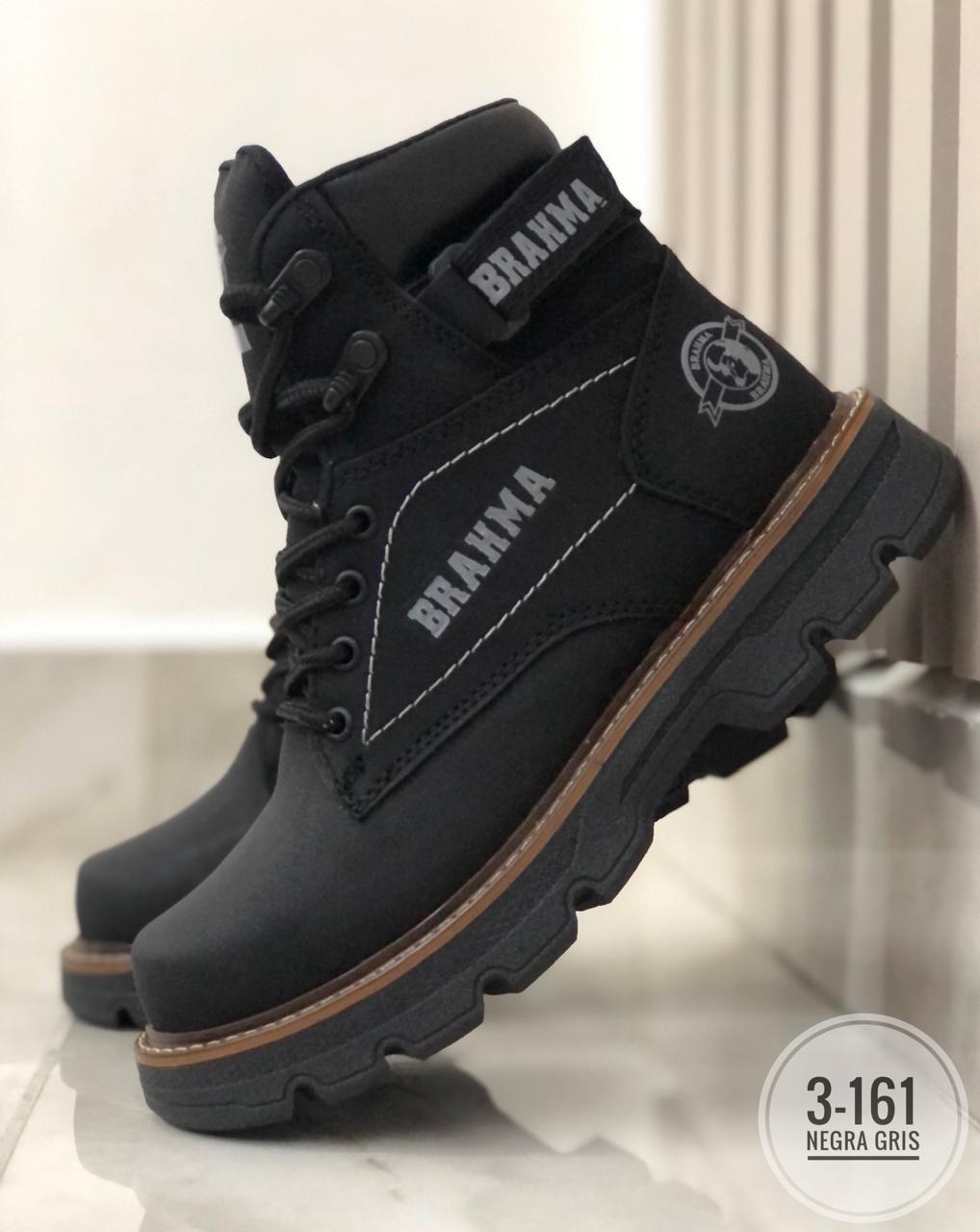 BOTA BRAHMA REF 08 COLOR NEGRO X GRIS