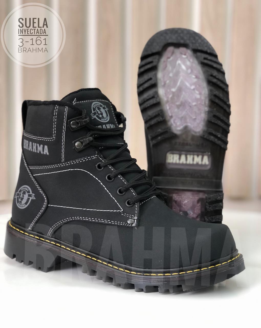 BOTA BRAHMA REF 09 COLOR NEGRO X GRIS