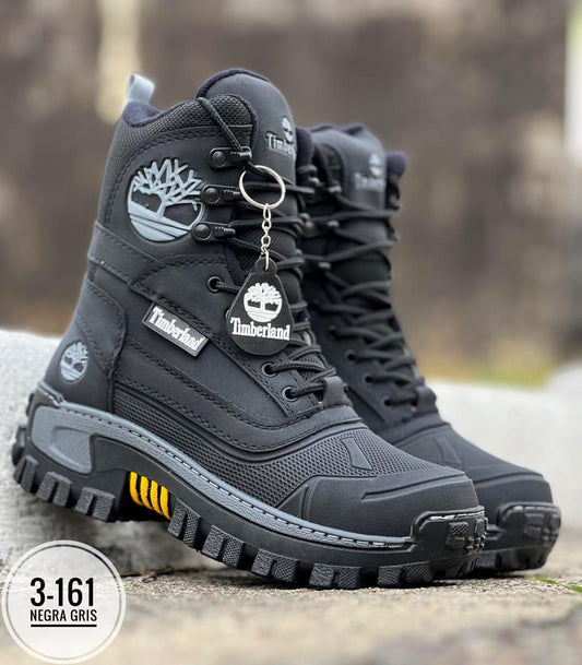 BOTA T1MBERLAND REF 02 LLAVERO COLOR NEGRA X GRIS