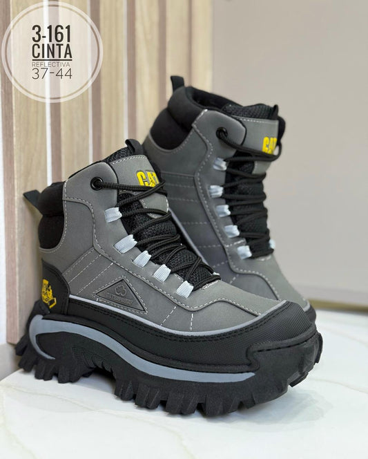 BOTA CATERPILLAR REFLECTIVA REF 05 COLOR GRIS