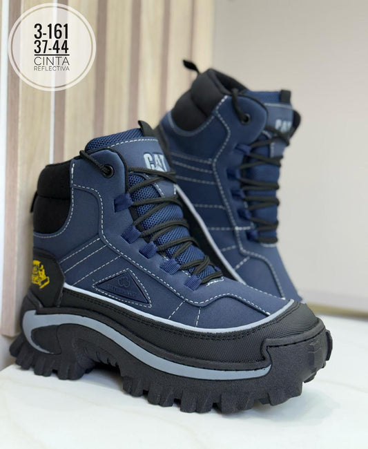 BOTA CATERPILLAR REFLECTIVA REF 05 COLOR AZUL