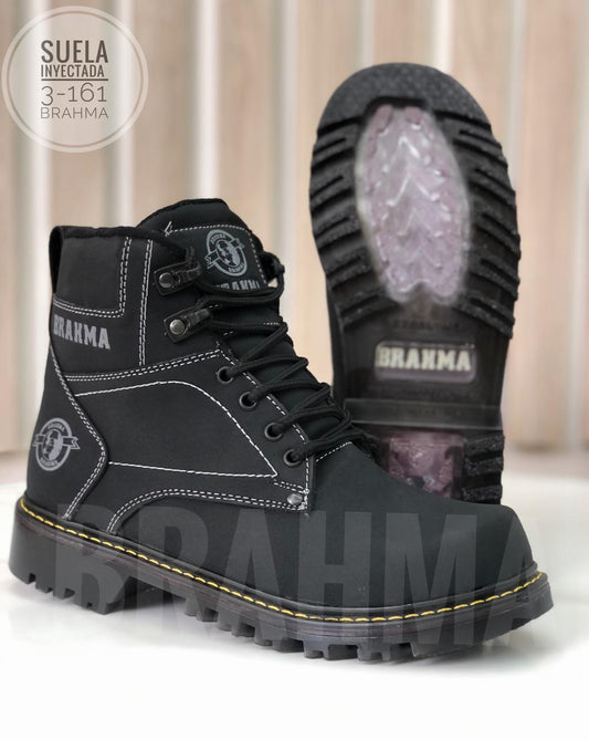 BOTA BRAHMA REF 09 COLOR NEGRO X GRIS