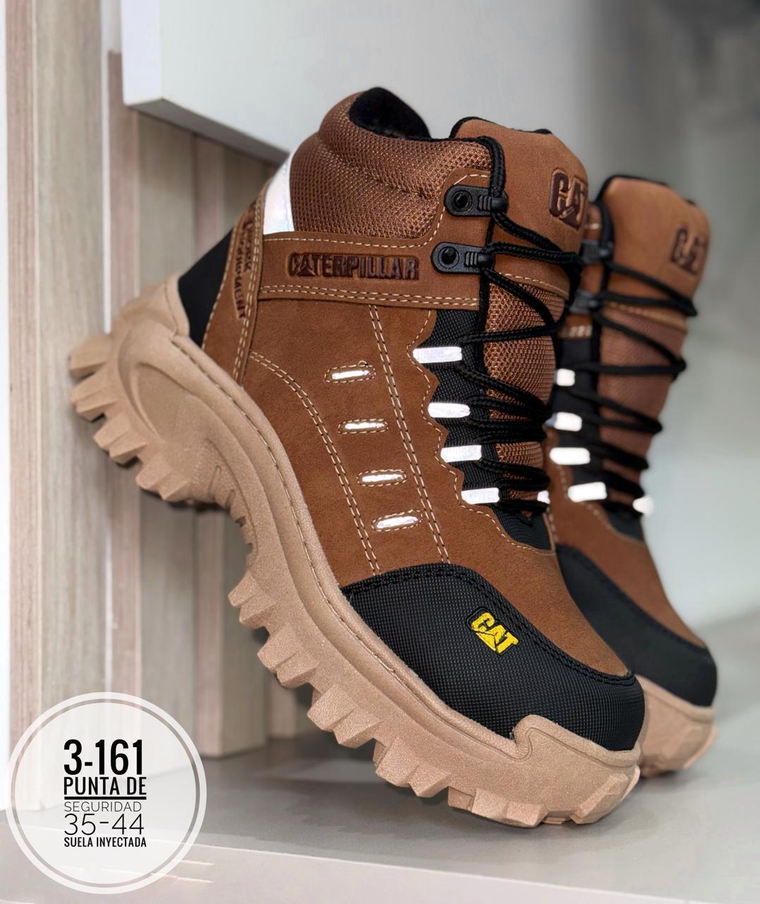 BOTA PUNTERA DE SEGURIDAD CATERPILLAR REF 12 COLOR MIEL