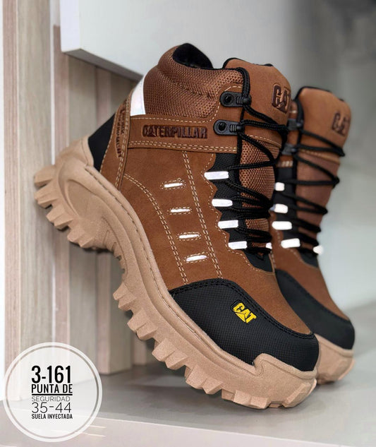 BOTA PUNTERA DE SEGURIDAD CATERPILLAR REF 12 COLOR MIEL