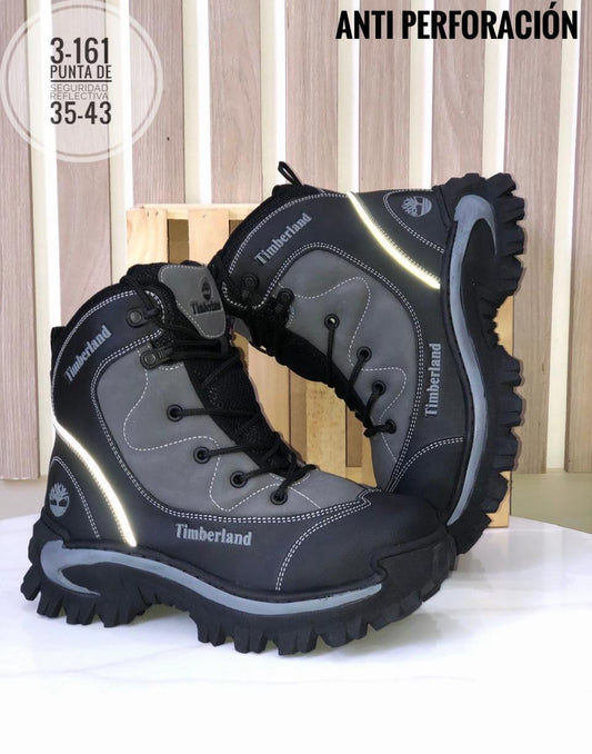 BOTA PUNTERA DE SEGURIDAD ANTIPERFORACIÓN TIMBERLAND REF 14 COLOR GRIS
